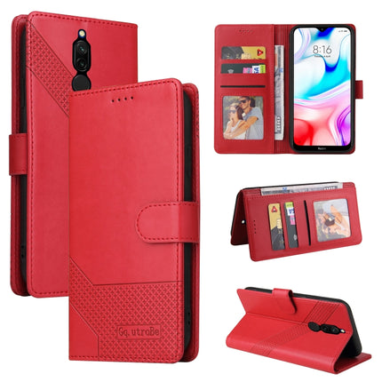 GQUTROBE Skin Feel Magnetic Leather Phone Case, For Xiaomi Redmi Note 10 5G, For Xiaomi Redmi Note 10 Pro, For Xiaomi Redmi 8, For Xiaomi Redmi 9