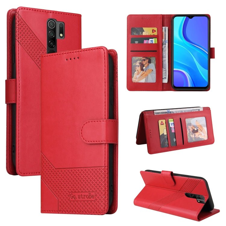 GQUTROBE Skin Feel Magnetic Leather Phone Case, For Xiaomi Redmi Note 10 5G, For Xiaomi Redmi Note 10 Pro, For Xiaomi Redmi 8, For Xiaomi Redmi 9