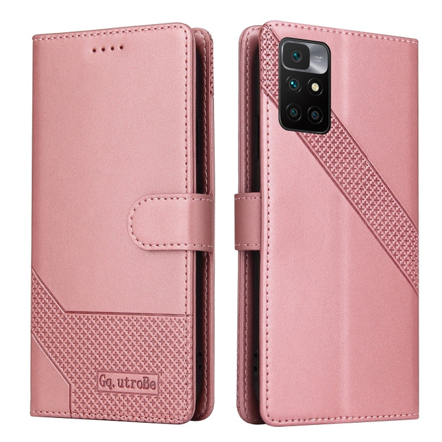 GQUTROBE Skin Feel Magnetic Leather Phone Case, For Xiaomi Redmi 10, For Xiaomi Redmi Note 7, For Xiaomi Redmi Note 10 4G, For Xiaomi Redmi Note 11 4G Global