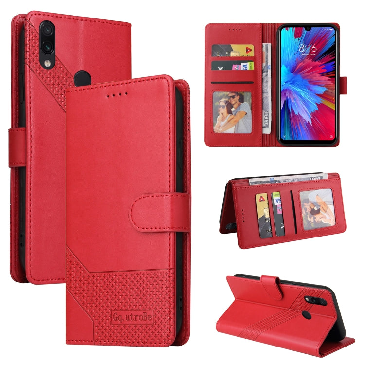 GQUTROBE Skin Feel Magnetic Leather Phone Case, For Xiaomi Redmi 10, For Xiaomi Redmi Note 7, For Xiaomi Redmi Note 10 4G, For Xiaomi Redmi Note 11 4G Global