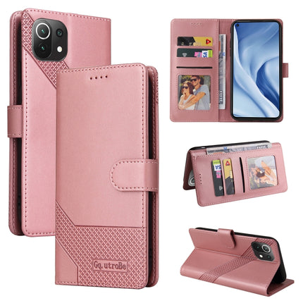GQUTROBE Skin Feel Magnetic Leather Phone Case, For Xiaomi Mi 10 Lite, For Xiaomi Mi 11 Lite, For Xiaomi Poco F3, For Xiaomi Poco X3 NFC