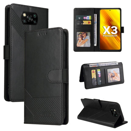 GQUTROBE Skin Feel Magnetic Leather Phone Case, For Xiaomi Mi 10 Lite, For Xiaomi Mi 11 Lite, For Xiaomi Poco F3, For Xiaomi Poco X3 NFC