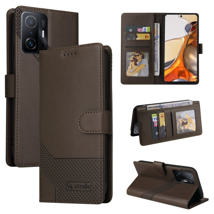 GQUTROBE Skin Feel Magnetic Leather Phone Case, For Xiaomi Mi 10T Lite, For Xiaomi Mi 10T Pro, For Xiaomi Mi 11, For Xiaomi 11T / 11T Pro