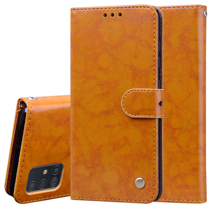Business Style Oil Wax Texture Horizontal Flip Leather Case, with Holder & Card Slots & Wallet, For Samsung Galaxy A01, For Samsung Galaxy A51, For Samsung Galaxy A71, For Samsung Galaxy A81 / Note 10 Lite, For Samsung Galaxy A91 / S10 Lite            ...