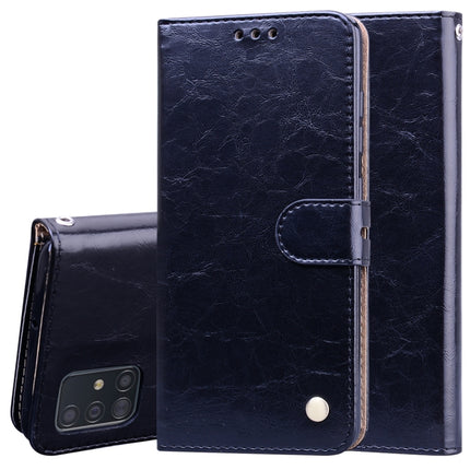 Business Style Oil Wax Texture Horizontal Flip Leather Case, with Holder & Card Slots & Wallet, For Samsung Galaxy A01, For Samsung Galaxy A51, For Samsung Galaxy A71, For Samsung Galaxy A81 / Note 10 Lite, For Samsung Galaxy A91 / S10 Lite            ...