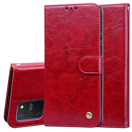 Business Style Oil Wax Texture Horizontal Flip Leather Case, with Holder & Card Slots & Wallet, For Samsung Galaxy A01, For Samsung Galaxy A51, For Samsung Galaxy A71, For Samsung Galaxy A81 / Note 10 Lite, For Samsung Galaxy A91 / S10 Lite            ...