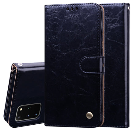 Business Style Oil Wax Texture Horizontal Flip Leather Case, with Holder & Card Slots & Wallet, For Samsung Galaxy S20 Plus, For Samsung Galaxy S20 Ultra, For Xiaomi Mi A3