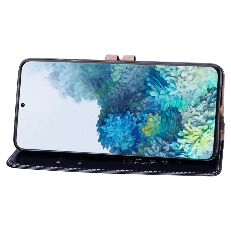 Business Style Oil Wax Texture Horizontal Flip Leather Case, with Holder & Card Slots & Wallet