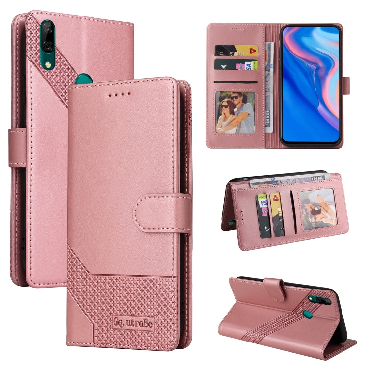 GQUTROBE Skin Feel Magnetic Leather Phone Case, For Huawei P40 Lite, For Huawei P40 Pro, For Huawei P Smart 2019, For Huawei P Smart Z