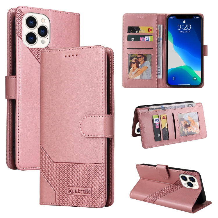 GQUTROBE Skin Feel Magnetic Leather Phone Case, For iPhone 13 Pro Max, For iPhone 13 Pro, For iPhone 13, For iPhone 13 mini