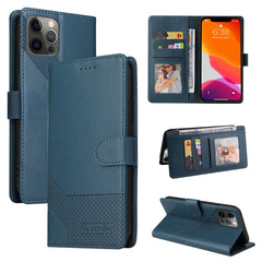 GQUTROBE Skin Feel Magnetic Leather Phone Case, For iPhone 12 Pro Max, For iPhone 12 / 12 Pro, For iPhone 12 mini, For iPhone 11 Pro Max