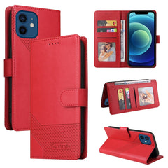 GQUTROBE Skin Feel Magnetic Leather Phone Case, For iPhone 12 Pro Max, For iPhone 12 / 12 Pro, For iPhone 12 mini, For iPhone 11 Pro Max