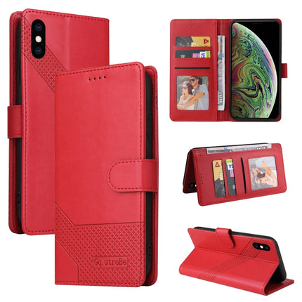 GQUTROBE Skin Feel Magnetic Leather Phone Case, For iPhone 11 Pro, For iPhone 11, For iPhone XR, For iPhone XS Max