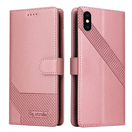 GQUTROBE Skin Feel Magnetic Leather Phone Case, For iPhone XS / X, For iPhone SE 2022 / SE 2020 / 8 / 7, For iPhone 8 Plus / 7 Plus
