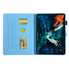 For iPad Pro 11 (2020) & (2018) Painted Pattern Tablet PC Protective Leather Case with Bracket & Card Slot & Photo Holder, Beach, Fantasy Butterfly, Beautiful Bubbles, Never Stop, Beautiful Starry Sky, Two Black Cats, Sparkling Sand, Golden Butterfly