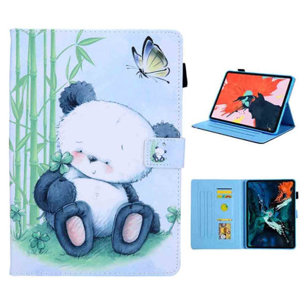 For iPad Pro 11 (2020) & (2018) Painted Pattern Tablet PC Protective Leather Case with Bracket & Card Slot & Photo Holder, Beach, Fantasy Butterfly, Beautiful Bubbles, Never Stop, Beautiful Starry Sky, Two Black Cats, Sparkling Sand, Golden Butterfly  ...