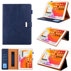 For iPad Pro 11 (2020) & (2018) Small Metal Button Magnetic Attraction Tablet PC Protective Leather Case with Deformable Bracket & Handle & Card Slots & Pen Slot & Sleep / Wake-up Function