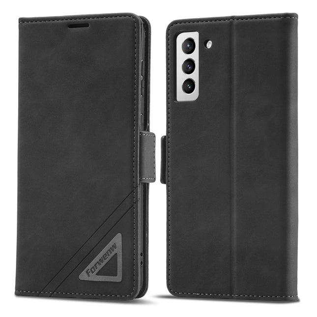 Forwenw Dual-side Buckle Leather Phone Case, For Samsung Galaxy S22 5G, For Samsung Galaxy S22+ 5G, For Samsung Galaxy S22 Ultra 5G, For Samsung Galaxy S21 5G, For Samsung Galaxy S21+ 5G, For Samsung Galaxy S21 Ultra 5G, For Samsung Galaxy Note20      ...