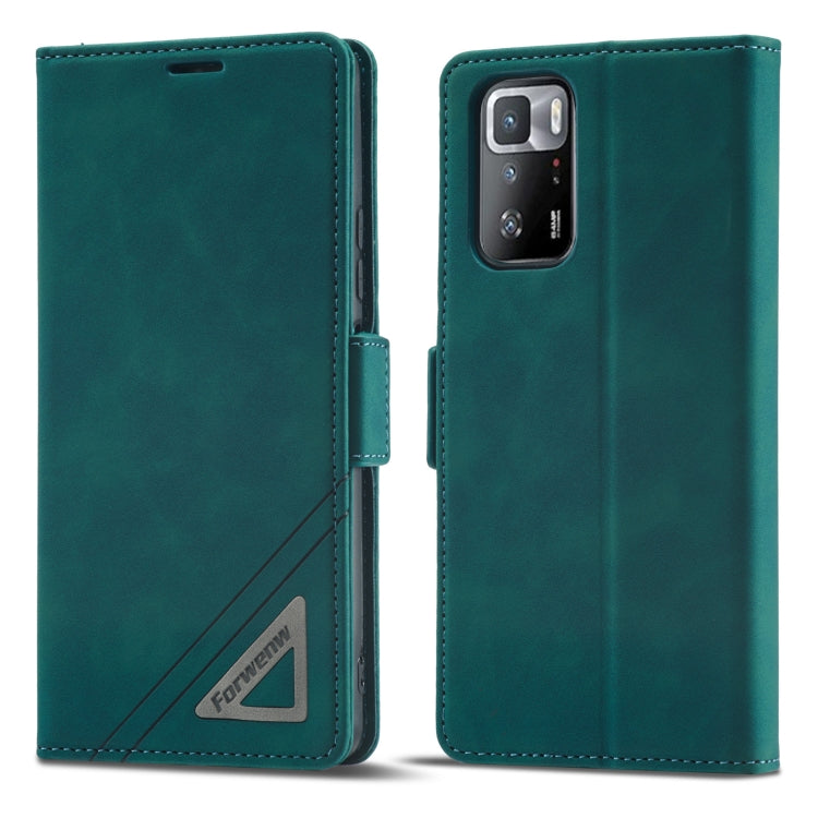 Forwenw Dual-side Buckle Leather Phone Case, For Xiaomi Redmi Note 10 Pro / Note 10 Pro Max, For Xiaomi Poco X4 Pro 5G, For Xiaomi Poco M4 Pro 4G, For Xiaomi Poco X3 Pro / X3 / X3 NFC, For Xiaomi Mi 11 Lite