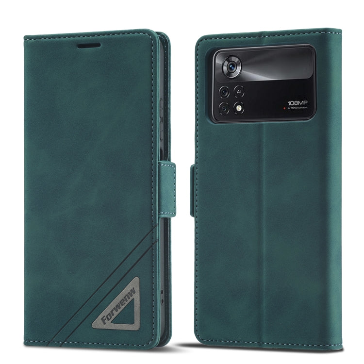Forwenw Dual-side Buckle Leather Phone Case, For Xiaomi Redmi Note 10 Pro / Note 10 Pro Max, For Xiaomi Poco X4 Pro 5G, For Xiaomi Poco M4 Pro 4G, For Xiaomi Poco X3 Pro / X3 / X3 NFC, For Xiaomi Mi 11 Lite