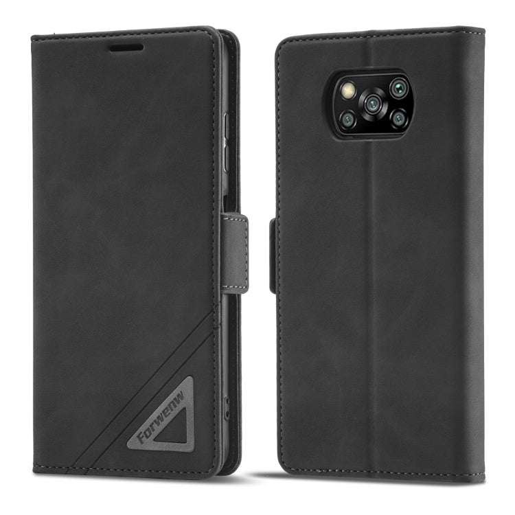 Forwenw Dual-side Buckle Leather Phone Case, For Xiaomi Redmi Note 10 Pro / Note 10 Pro Max, For Xiaomi Poco X4 Pro 5G, For Xiaomi Poco M4 Pro 4G, For Xiaomi Poco X3 Pro / X3 / X3 NFC, For Xiaomi Mi 11 Lite