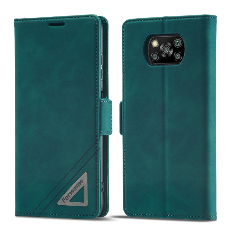 Forwenw Dual-side Buckle Leather Phone Case, For Xiaomi Redmi Note 10 Pro / Note 10 Pro Max, For Xiaomi Poco X4 Pro 5G, For Xiaomi Poco M4 Pro 4G, For Xiaomi Poco X3 Pro / X3 / X3 NFC, For Xiaomi Mi 11 Lite
