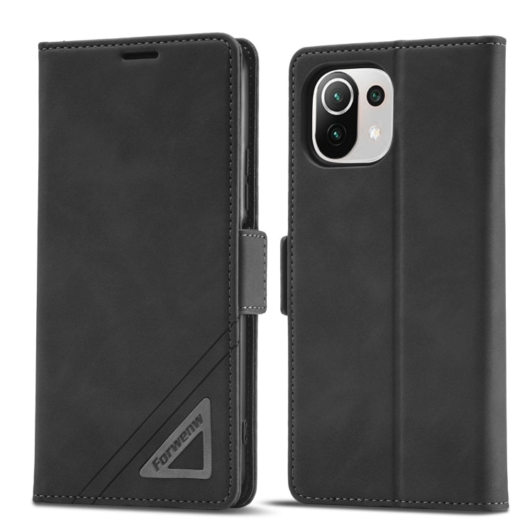 Forwenw Dual-side Buckle Leather Phone Case, For Xiaomi Redmi Note 10 Pro / Note 10 Pro Max, For Xiaomi Poco X4 Pro 5G, For Xiaomi Poco M4 Pro 4G, For Xiaomi Poco X3 Pro / X3 / X3 NFC, For Xiaomi Mi 11 Lite