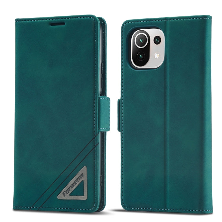 Forwenw Dual-side Buckle Leather Phone Case, For Xiaomi Redmi Note 10 Pro / Note 10 Pro Max, For Xiaomi Poco X4 Pro 5G, For Xiaomi Poco M4 Pro 4G, For Xiaomi Poco X3 Pro / X3 / X3 NFC, For Xiaomi Mi 11 Lite