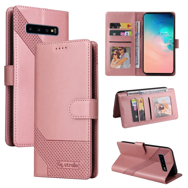 GQUTROBE Skin Feel Magnetic Leather Phone Case, For Samsung Galaxy S8+, For Samsung Galaxy S9, For Samsung Galaxy S9+, For Samsung Galaxy S10