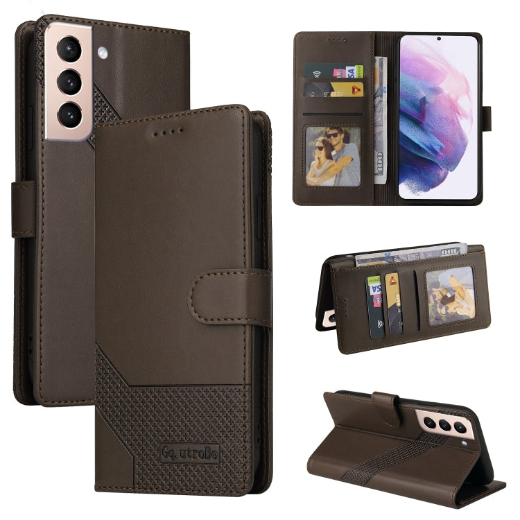 GQUTROBE Skin Feel Magnetic Leather Phone Case, For Samsung Galaxy S21 5G, For Samsung Galaxy S21+ 5G, For Samsung Galaxy S21 Ultra 5G, For Samsung Galaxy S21 FE 5G, For Samsung Galaxy S22 5G