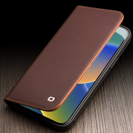 QIALINO Business Horizontal Flip PU Phone Case, For iPhone 14, For iPhone 14 Plus, For iPhone 14 Pro Max