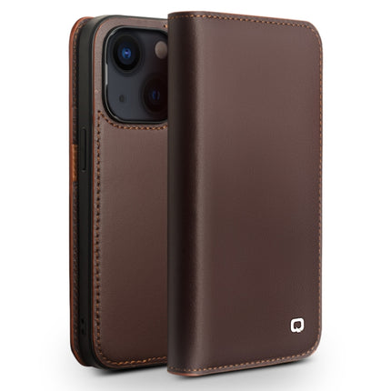 QIALINO Business Horizontal Flip PU Phone Case, For iPhone 14, For iPhone 14 Plus, For iPhone 14 Pro, For iPhone 14 Pro Max