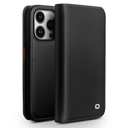 QIALINO Business Horizontal Flip PU Phone Case, For iPhone 14, For iPhone 14 Plus, For iPhone 14 Pro Max