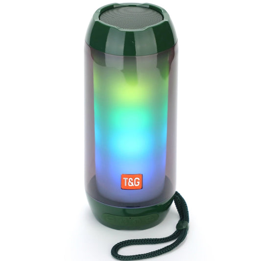 T&amp;G TG643 Tragbarer wasserdichter Subwoofer mit LED-Licht, kabelloser Bluetooth-Lautsprecher