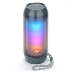 T&amp;G TG643 Tragbarer wasserdichter Subwoofer mit LED-Licht, kabelloser Bluetooth-Lautsprecher