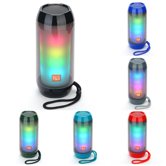 T&amp;G TG643 Tragbarer wasserdichter Subwoofer mit LED-Licht, kabelloser Bluetooth-Lautsprecher