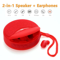 T&amp;G TG808 2-in-1 Mini-Bluetooth-Lautsprecher, kabellose Kopfhörer