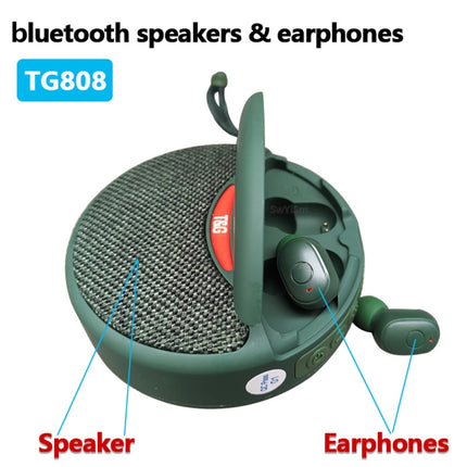 T&amp;G TG808 2-in-1 Mini-Bluetooth-Lautsprecher, kabellose Kopfhörer