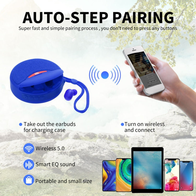 T&amp;G TG808 2-in-1 Mini-Bluetooth-Lautsprecher, kabellose Kopfhörer
