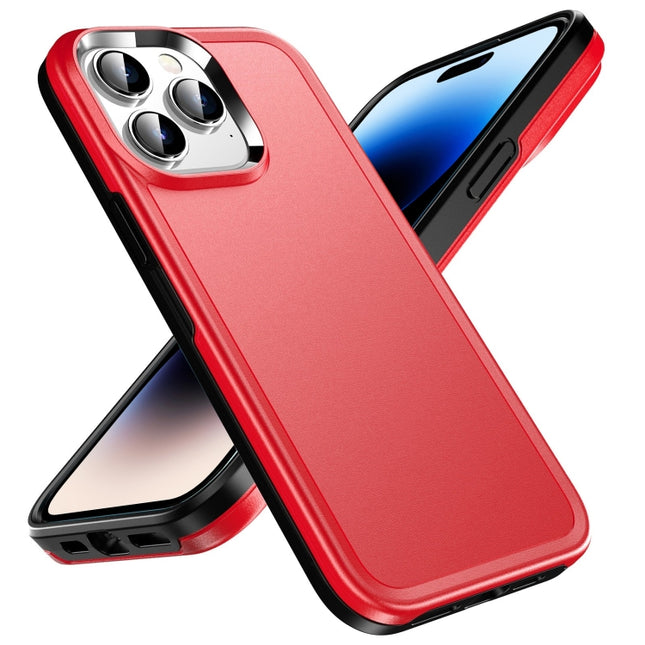 Double Solid Color Armor Phone Case, For iPhone 14 Pro, For iPhone 13 Pro Max, For iPhone 12 Pro Max, For iPhone 14, For iPhone 13