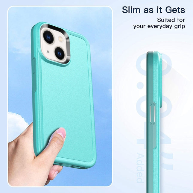 Double Solid Color Armor Phone Case, For iPhone 14, For iPhone 13, For iPhone 12 Pro Max