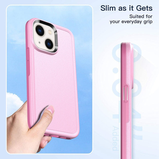 Double Solid Color Armor Phone Case, For iPhone 14 Plus, For iPhone 13 Pro, For iPhone 12 Pro, For iPhone 14 Pro Max, For iPhone 13 Pro Max
