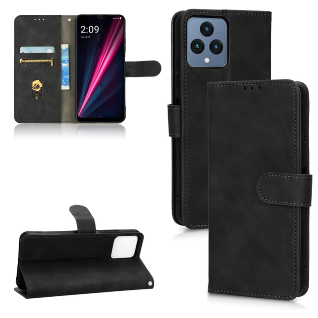 Skin Feel Magnetic Flip Leather Phone Case, For Motorola Moto G32, For T-Mobile Revvl 6 5G, For T-Mobile Revvl 6 Pro 5G, For vivo Y02s