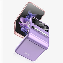 GKK Magnetic Full Coverage Phone Flip Case with Pen, For Samsung Galaxy Z Flip4