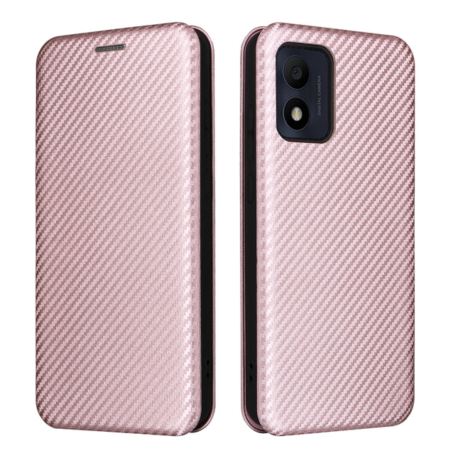 Carbon Fiber Texture Flip Leather Phone Case, For Alcatel 1B 2022, For Asus Zenfone 9, For Motorola Moto G32, For Samsung Galaxy Z Fold4