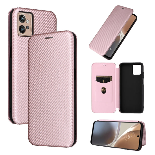 Carbon Fiber Texture Flip Leather Phone Case, For Alcatel 1B 2022, For Asus Zenfone 9, For Motorola Moto G32, For Samsung Galaxy Z Fold4