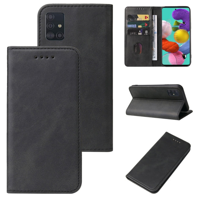 Magnetic Closure Leather Phone Case, For Samsung Galaxy A51 4G / M40s, For Samsung Galaxy A53 5G, For Samsung Galaxy M22 / A22 4G, For Samsung Galaxy M30 / A40s, For Samsung Galaxy Note10 Lite / A81, For Samsung Galaxy A90 5G