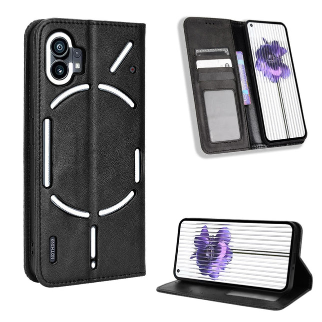 Magnetic Buckle Retro Texture Leather Phone Case, For Nothing Phone 1, For OPPO A57 5G / 4G, For OPPO A97 5G, For Realme GT2 Explorer Master, For TCL 30 XL, For vivo Y02s
