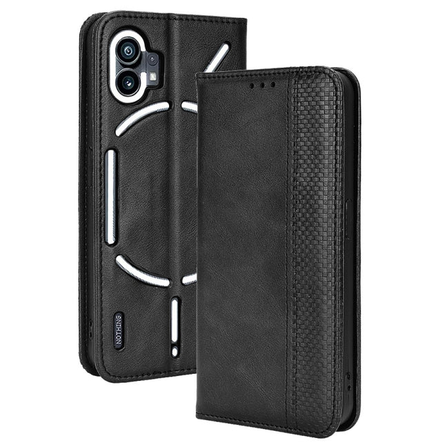 Magnetic Buckle Retro Texture Leather Phone Case, For Nothing Phone 1, For OPPO A57 5G / 4G, For OPPO A97 5G, For Realme GT2 Explorer Master, For TCL 30 XL, For vivo Y02s