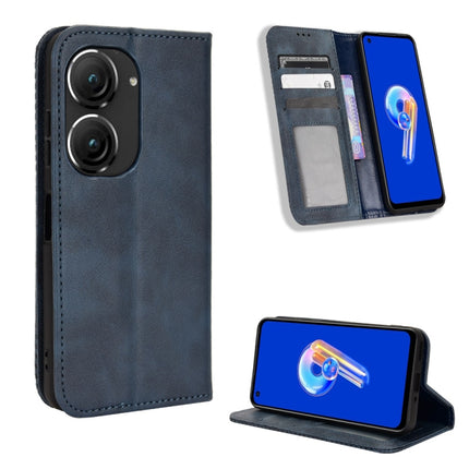 Magnetic Buckle Retro Texture Leather Phone Case, For Tecno Pova3, For Tecno Spark 9 Pro, For ASUS ROG Phone 6 / 6 Pro, For ASUS Zenfone 9, For Huawei nova Y90, For Cubot X50